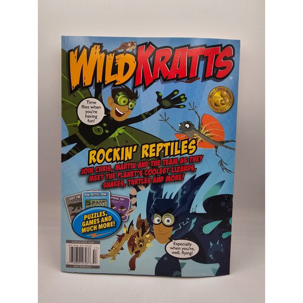 Wild Kratts magazine titled Rockin Reptiles